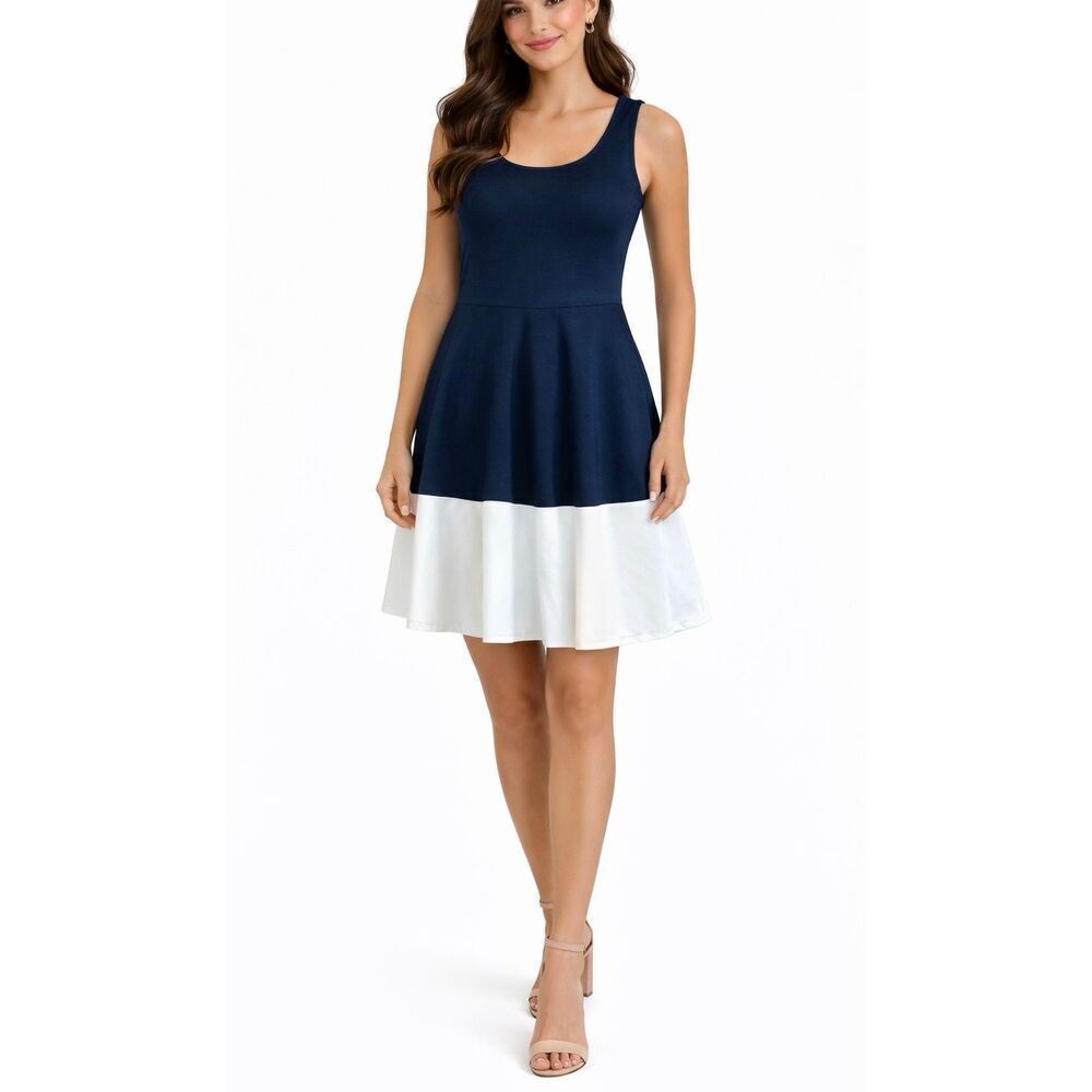 Rachel Rachel Roy knit colorblock tank dress xs